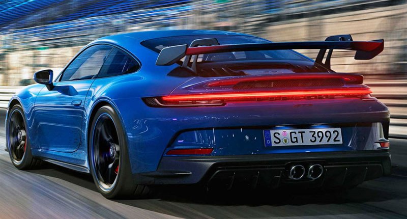 بورش 911 جي تي3 الجديدة بالكامل 2022