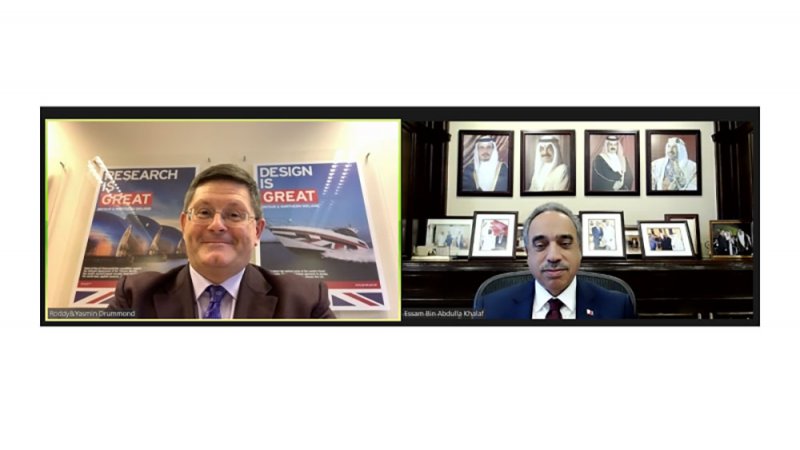 وزير الأشغال يبحث مجالات التعاون في مشاريع البنية التحتية مع السفير البريطاني