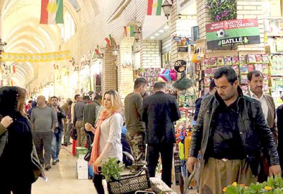 رغم الصراع.. البضائع التركية تغزو الأسواق الكردية