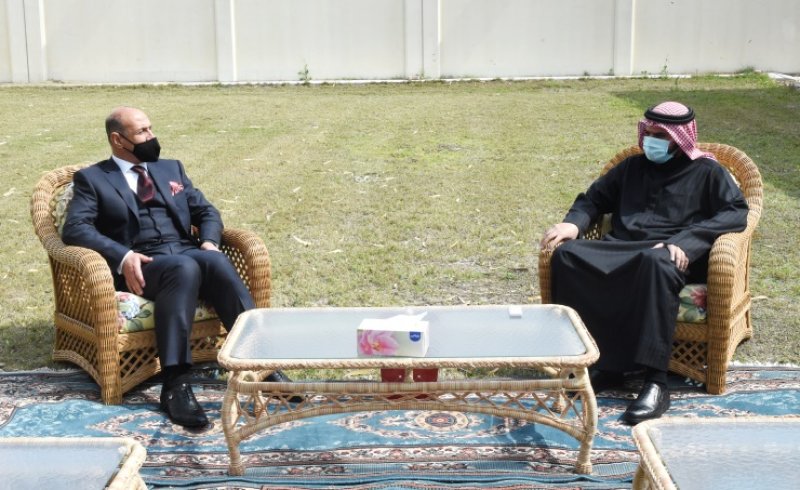 سمو الشيخ عيسى بن علي آل خليفة يستقبل وزير الشباب والرياضة العراقي