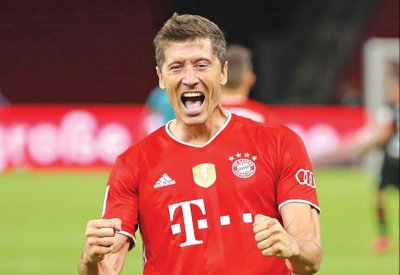 ليفاندوفسكي يتجاوز أسطورة ريال مدريد