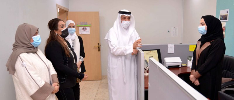 حميدان يتفقد مركز حماية الطفل للاطمئنان على كفاءته المهنية