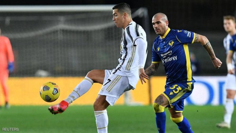 يوفنتوس يواصل إهدار النقاط ويتعادل 1-1 مع فيرونا