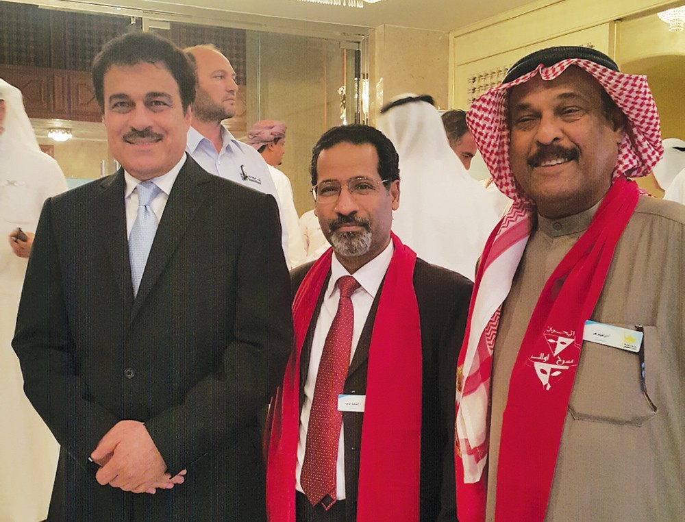 مع الزميل الماجد والفنان الكويتي إبراهيم الحربي في الشارقة