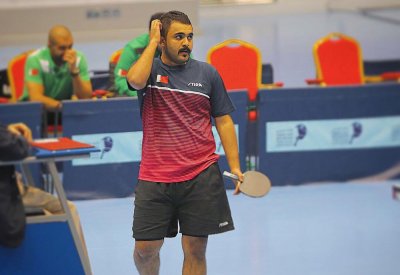 رفع الإيقاف عن نجم منتخب كرة الطاولة محمد عباس