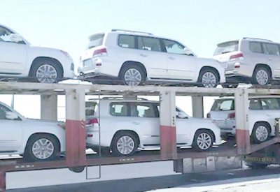 2747 سيارة تدخل البحرين في يناير