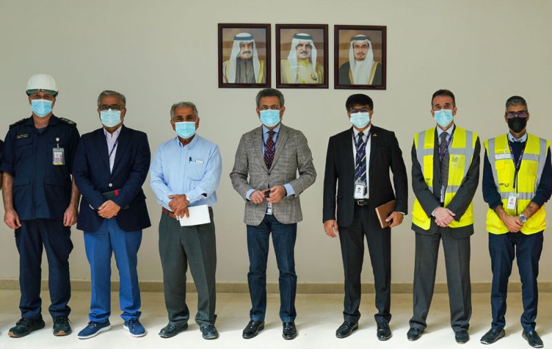 الرئيس التنفيذي لشركة مطار البحرين يشيد بالتقدم المُحرز في مشروع مجمّع مستودعات وقود الطائرات