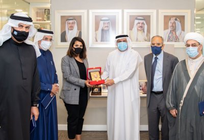 رئيس وأعضاء لجنة حقوق الإنسان بمجلس الشورى يقومون بزيارة لأكاديمية محمد بن مبارك آل خليفة للدراسات الدبلوماسية