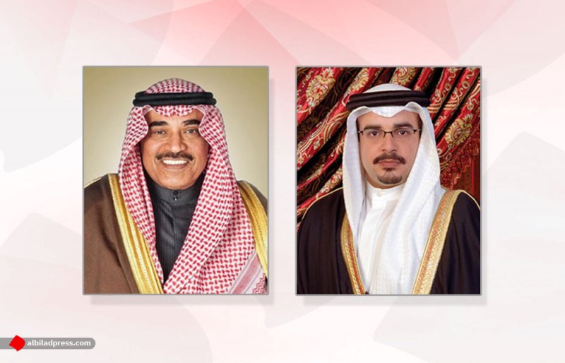 سمو ولي العهد رئيس مجلس الوزراء يتلقى برقية شكر جوابية من رئيس مجلس الوزراء بدولة الكويت