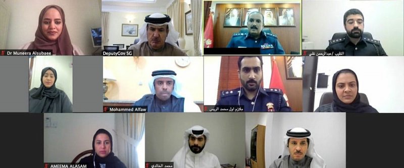المحافظة الجنوبية تعقد اجتماعاً افتراضياً مع الإدارة العامة للدفاع المدني