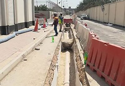 "الأشغال": إنجاز 85% من مشروع تطوير شبكة الصرف الصحي في شهركان