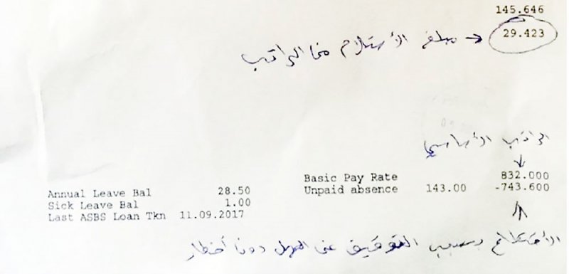 هل يجوز خصم 89 % من الراتب وإيداع 29 دينارًا فقط؟!