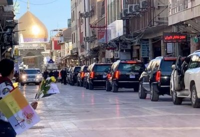 لقاء غير مسبوق في النجف.. بين البابا والسيستاني