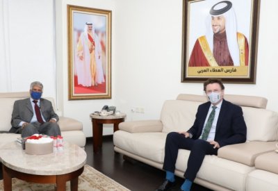 أمين عام المؤسسة الملكية للأعمال الإنسانية يستقبل مستشار مجلس التنمية الاقتصادية