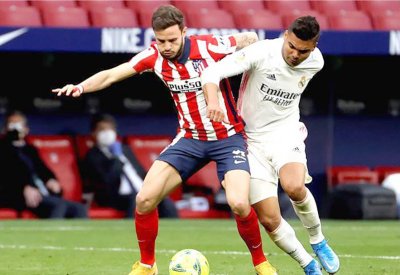 أتلتيكو مدريد يسخر من الريال برسالة مشفرة