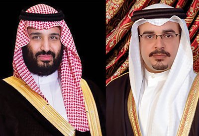 سمو ولي العهد رئيس مجلس الوزراء يتلقى برقية شكر جوابية من ولي عهد المملكة العربية السعودية