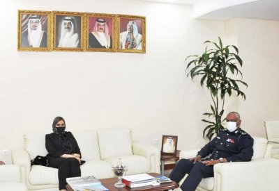 مدير عام مديرية شرطة محافظة العاصمة يستقبل النائب زينب عبدالأمير