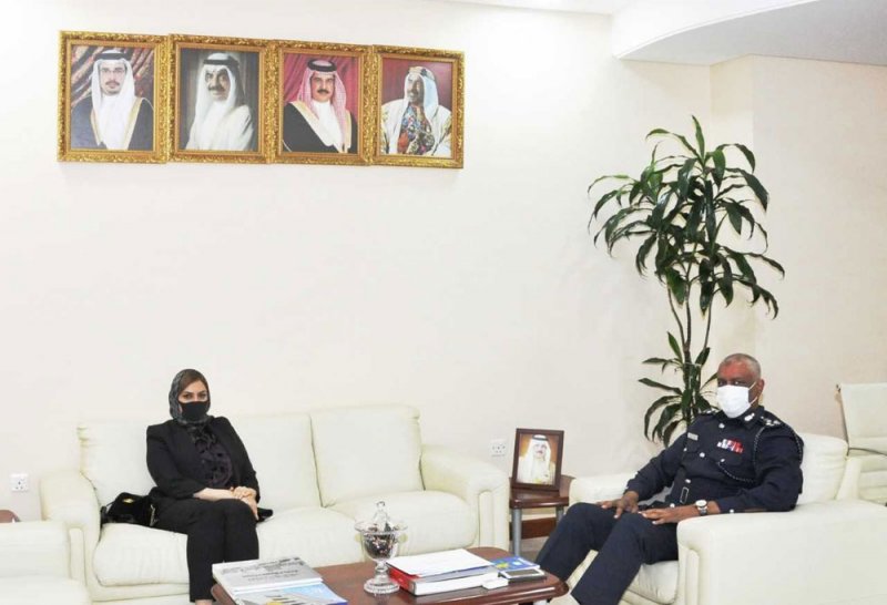 مدير عام مديرية شرطة محافظة العاصمة يستقبل النائب زينب عبدالأمير