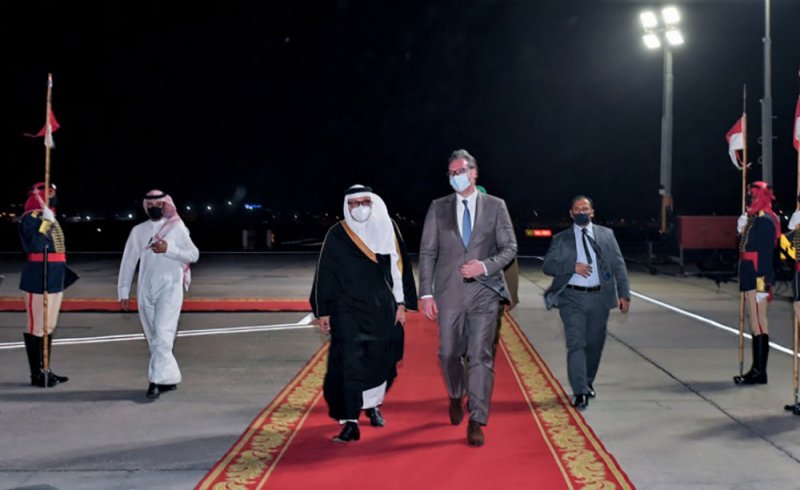 رئيس جمهورية صربيا يصل إلى البلاد