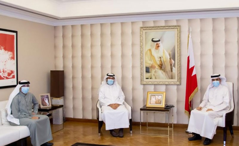 وزير الإعلام يستقبل النائبين محمد بوحمود ومحمد عيسى