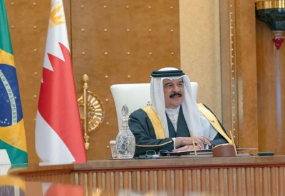 جلالة الملك يعقد اجتماعاً مع رئيس جمهورية البرازيل الاتحادية عن بعد‎