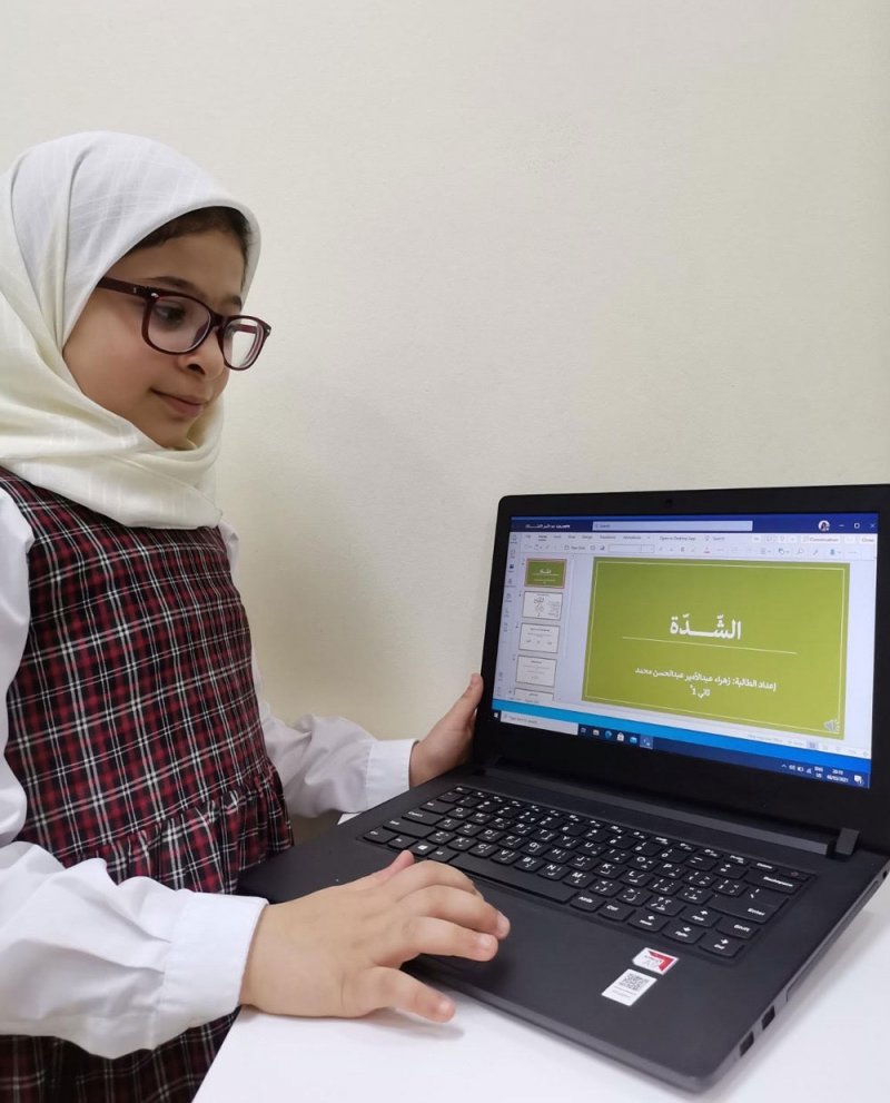 طالبات النويدرات يقدمن عروضًا أسبوعية عن جوانب الاستفادة من الحصص