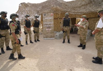 مدير أركان الحرس الوطني يتفقد مجريات تمرين القيادات المشترك "حصن الوطن"