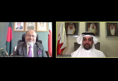 وزير المالية والاقتصاد الوطني يجتمع مع سفير جمهورية بنغلاديش الشعبية