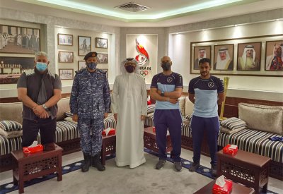 النصف يطلع على استعدادات نجمي الشراع جناحي والصادق
