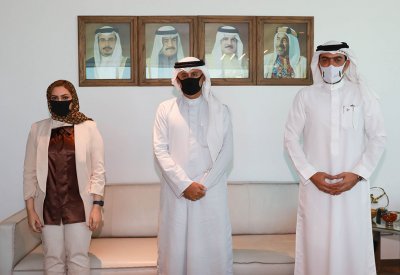 وزير الصناعة يلتقي النائب حمد الكوهجي والنائب زينب عبدالامير