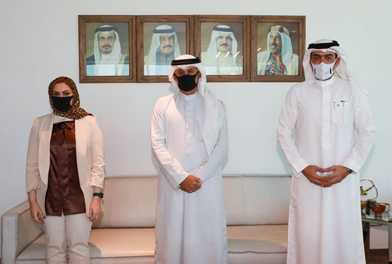 وزير الصناعة يلتقي النائب حمد الكوهجي والنائب زينب عبدالامير