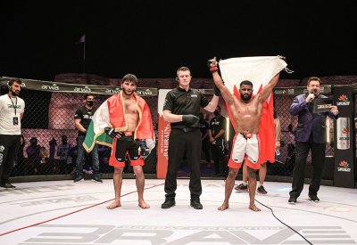 منظّمة KHK MMA  تحصُد 3 انتصارات في أكبر بطاقة قتال عربيّة في العالم