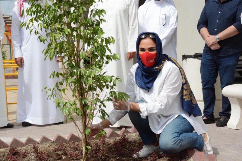 بالصور: مجلس العاصمة يقود تشجير الجفير