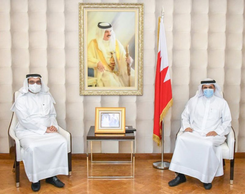 وزير الإعلام يستقبل النائب أحمد السلوم