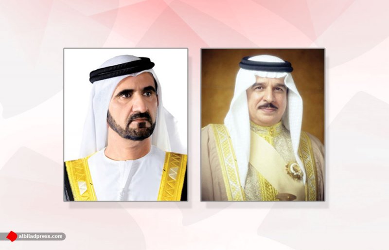 جلالة الملك المفدى يعزي سمو الشيخ محمد بن راشد آل مكتوم في وفاة نائب حاكم دبي