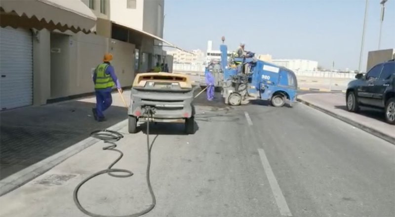 بالفيديو: معول "الأشغال" يضرب شوارع الرملي