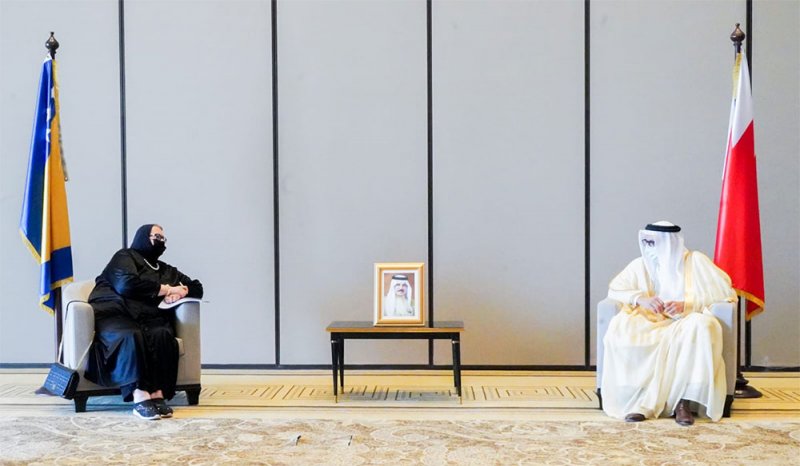 وزير الخارجية يجتمع مع نائبة رئيس مجلس الوزراء وزيرة خارجية البوسنة