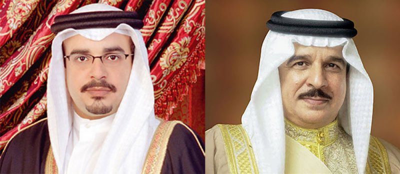 جلالة الملك المفدى وسمو ولي العهد رئيس مجلس الوزراء يتبادلون التهاني بمناسبة نجاح سباق الفورمولا 1