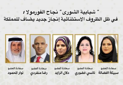 "شبابية الشورى": نجاح الفورمولا 1 في ظل الظروف الاستثنائية إنجاز جديد يضاف للمملكة