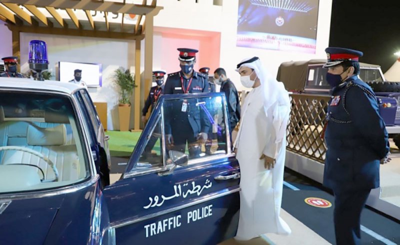 المفتش العام بوزارة الداخلية ونظيره الإماراتي يزوران معرض وزارة الداخلية المصاحب لفعاليات سباق الفورمولا 1 ‎