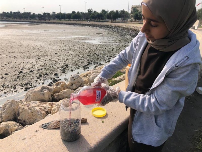 بالصور: طالبات المالكية يحققن المركز الأول في البحث العلمي البيئي