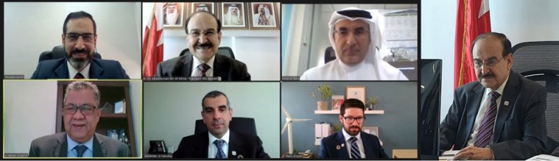 الدكتور ميرزا يبحث مع Dubai Green Fund إمكانية تمويل مشاريع الطاقة المتجددة في مملكة البحرين