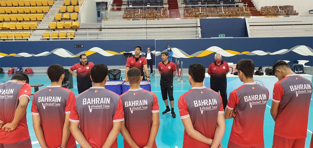 منتخب الناشئين خلال تدريباته
