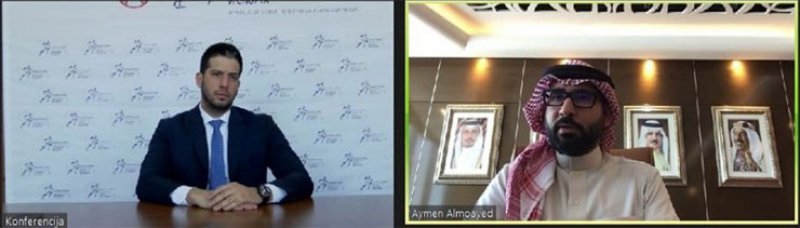 وزير شؤون الشباب والرياضة يبحث مع وزير الشباب والرياضة بجمهورية صربيا أوجه التعاون المشترك