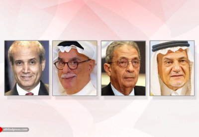 عمرو موسى والراشد والرميحي بمنتدى "البلاد" مع سمو الأمير تركي الفيصل