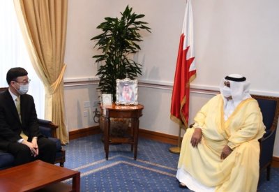 مستشار جلالة الملك للشؤون الدبلوماسية يستقبل سفير اليابان بمناسبة انتهاء فترة عمله