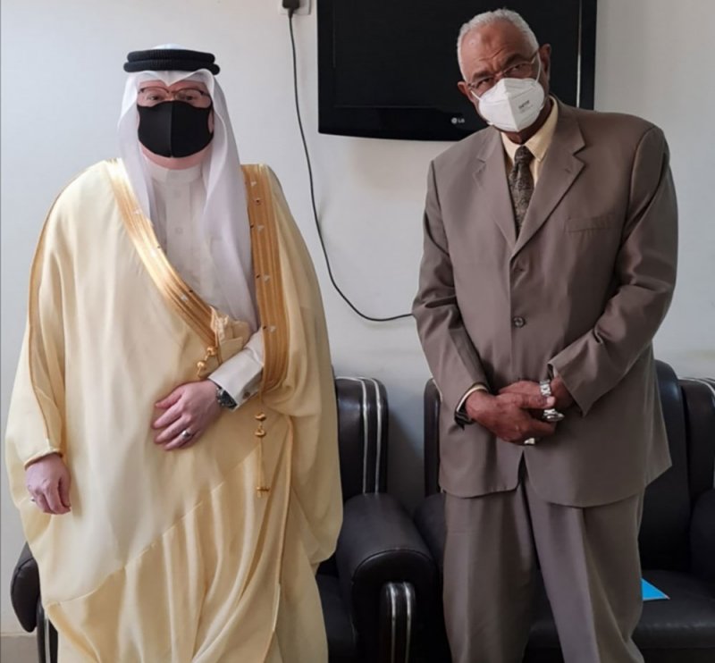 مدير القنصليات وشؤون الجاليات السوداني يستقبل القائم بالأعمال لسفارة البحرين لدى الخرطوم