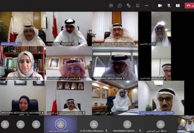 المستشار البوعينين يرأس الاجتماع الدوري للمجلس الأعلى للقضاء عبر الاتصال المرئي