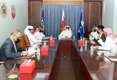 رئيس الاتحاد البحريني لكرة القدم يستقبل الأمين العام للاتحاد الآسيوي لكرة القدم