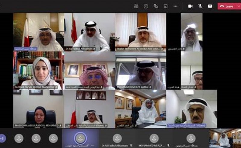 المستشار البوعينين يرأس الاجتماع الدوري للمجلس الأعلى للقضاء عبر الاتصال المرئي